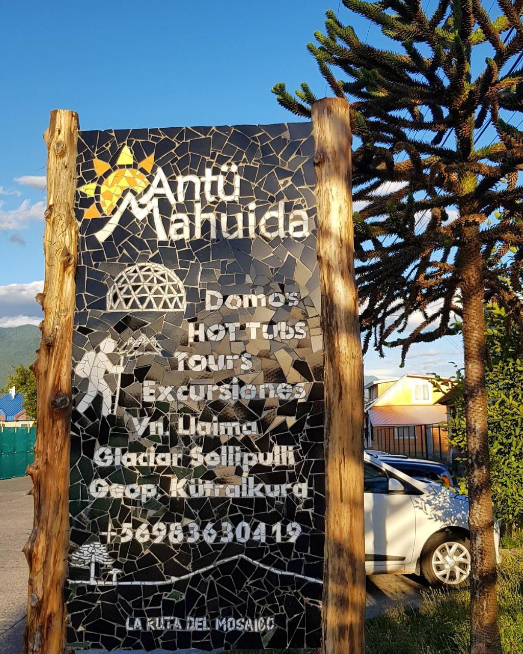 Antu Mahuida Domos Y Habitaciones Melipeuco Eksteriør bilde